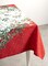 100% Cotton Table Cover - 54"x54" Square Decorative Tablecloth - Washable Tablecloths for Dining, Home, Farmhouse & Party - Ideal for Thanksgiving & Christmas - Noel Collection